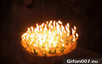 Birthday, Candles, Smoke, Blow out, Gif, Gifs
