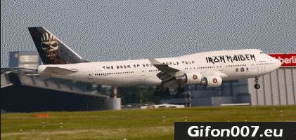 Aircraft, Iron Maiden, Boeing, Gif, Airplane