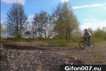Bike Crash, Funny, Bicycle, Gif, Jump