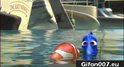 Finding Nemo, Dory, Gif, Film, Movie, Cartoon