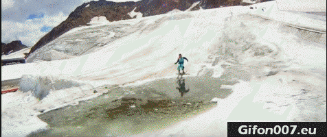 Super, Skiing, Mountains, Gif, Front Flip