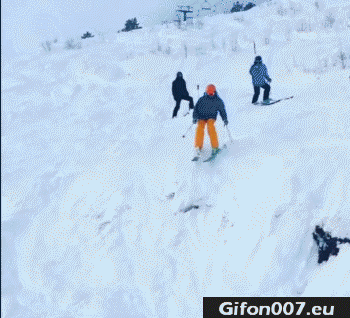 Skiing Fails, Video, 2016, Gif, Winter