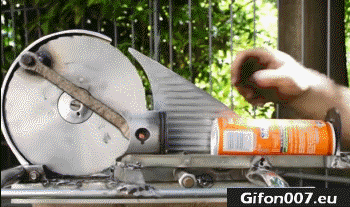 Can of Drink, Press Machine, Video, Gif