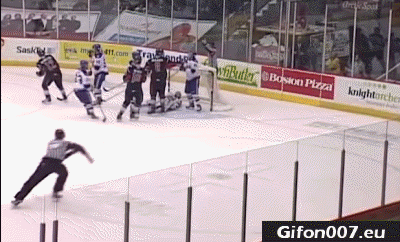 Funny Ice Hockey Fail, Video, Gif