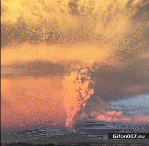Nice Video, Volcano Erupting, Gif