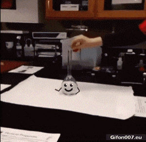 Funny Video, Chemical Experiment, Glass Tube, Gif