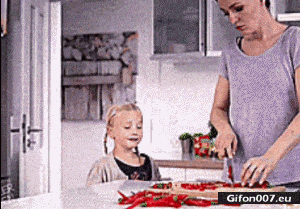 Funny Video, Family, Chili Peppers, Gif