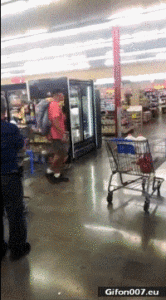 Gif 1059: Funny Video, Dog, Shopping Cart 