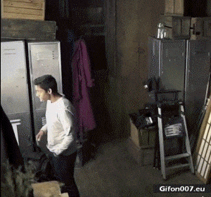 Gif 1263: Funny Video, Scary Prank, Mirror 