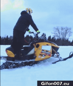 Gif 457: Snowmobile, Fail, Gif, Video | Gifon007.eu